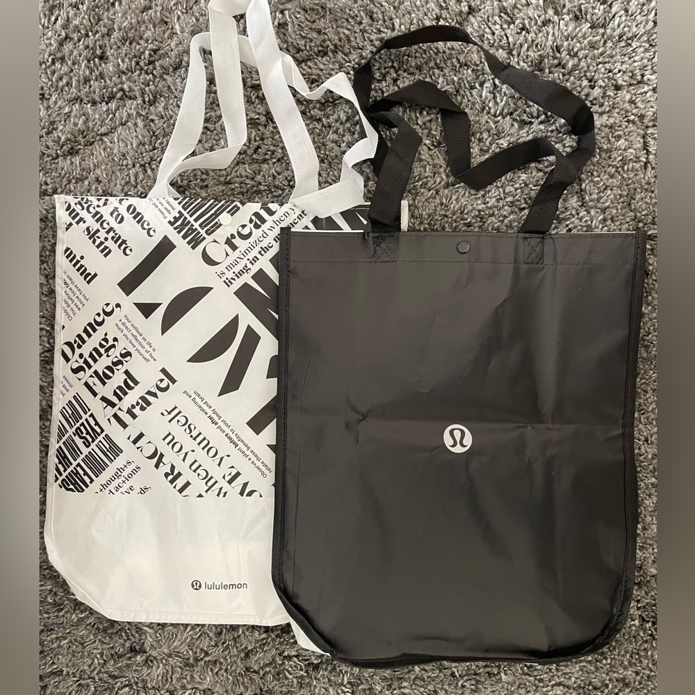 NWOT | lululemon | reusable tote bags | OS